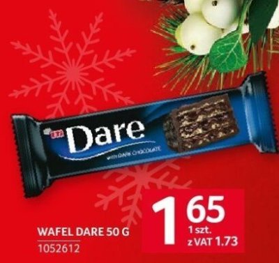 Wafel Dare 50 g promocja w Selgros