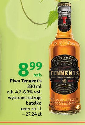 Piwo Tennent's scotish beer promocja