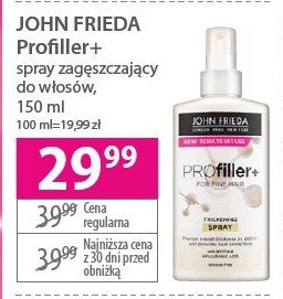 Spray do włosów promocja w Hebe