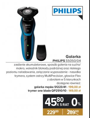 Golarka elektryczna s5050/04 Philips promocja