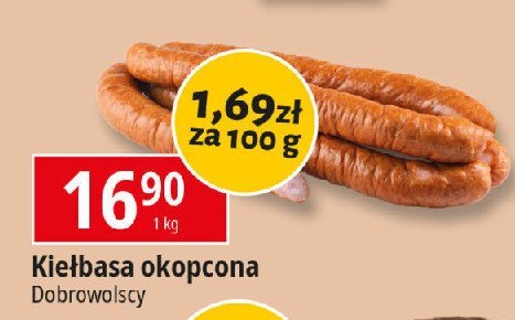 Kiełbasa okopcona Dobrowolscy promocja