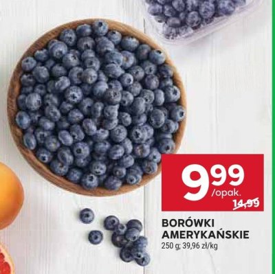 Borówki amerykańskie promocja w Stokrotka