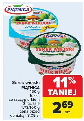 Serek wiejski lekki Piątnica promocja