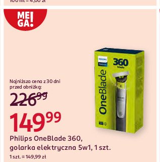 Golarka hybrydowa 360qp2834/20 Philips oneblade promocja