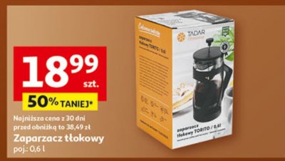 Zaparzacz tłokowy promocja w Auchan