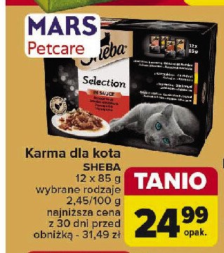 Karma dla kota wołowina Sheba promocja