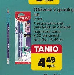 Ołówki z gumką Maped promocja