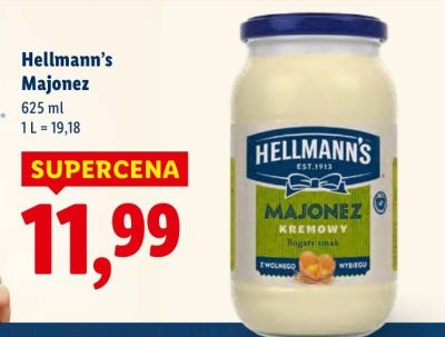 Majonez Hellmann's promocja w Lidl