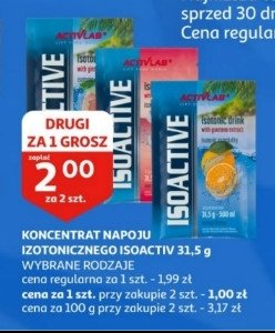 Koncntrat napoju izotonicznego grapefruit Activlab promocja