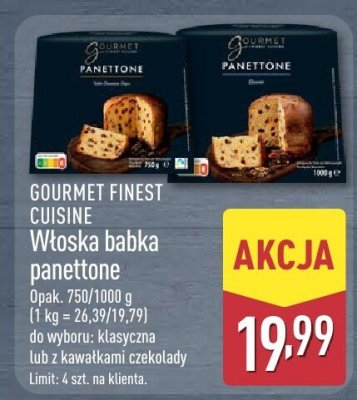 Kruche babka panettone  promocja w Aldi