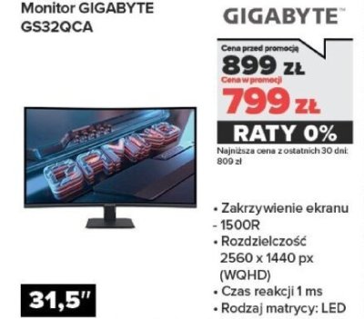 Monitor GS32QCA promocja w NEONET