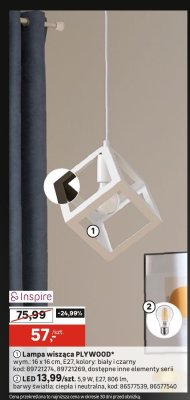 Lampa wisząca PLYWOOD promocja w Leroy Merlin