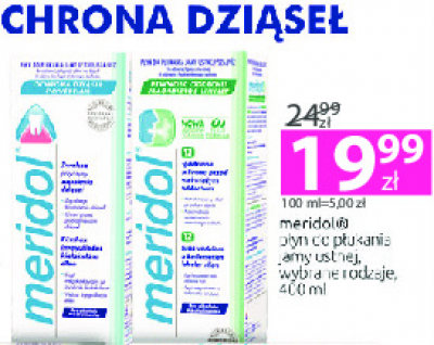 P艂yn do p艂ukania ust halitosis Meridol promocja