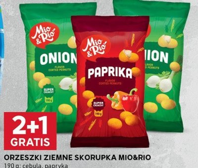 Orzeszki ziemne skorupka cebula Mio&Rio promocja w Stokrotka