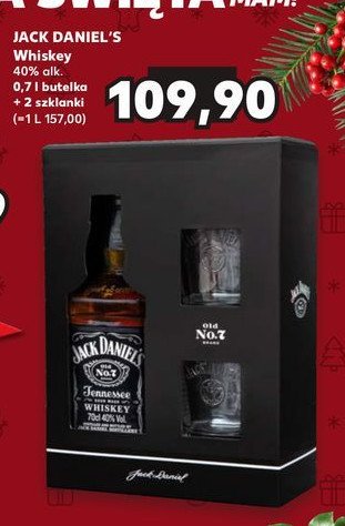 Whiskey puszka + 2 szklanki Jack daniel's old no. 7 promocja