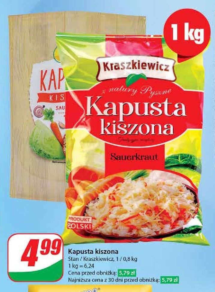 Kapusta kiszona Stan promocja w Dino