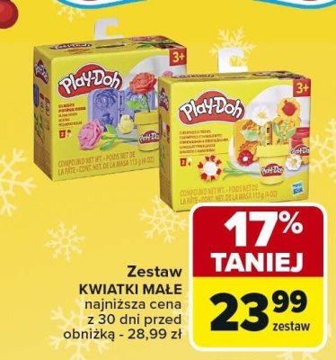 Zestaw Kwiatki małe Play-Doh promocja w Carrefour