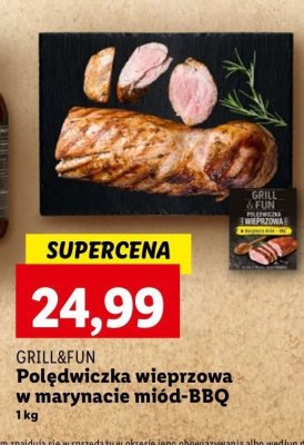 Polędwiczka wieprzowa miód bbq Grill and fun promocja