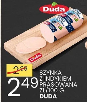 Szynka z indykiem prasowana Duda promocja w Wafelek