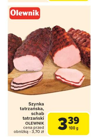 Szynka tatrza艅ska Olewnik promocja