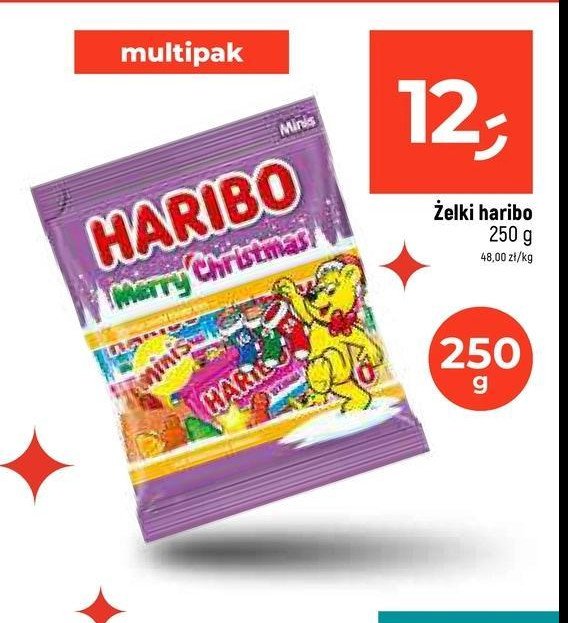 Żelki Haribo merry christmas promocja