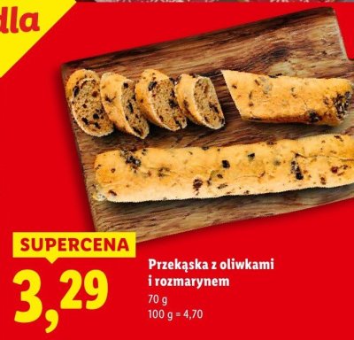 Przekąska z oliwkami i rozmarynem Lidl promocja w Lidl
