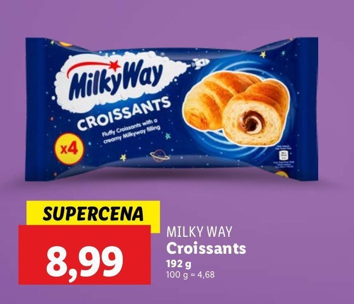 Rogal z nadzieniem Milky way promocja