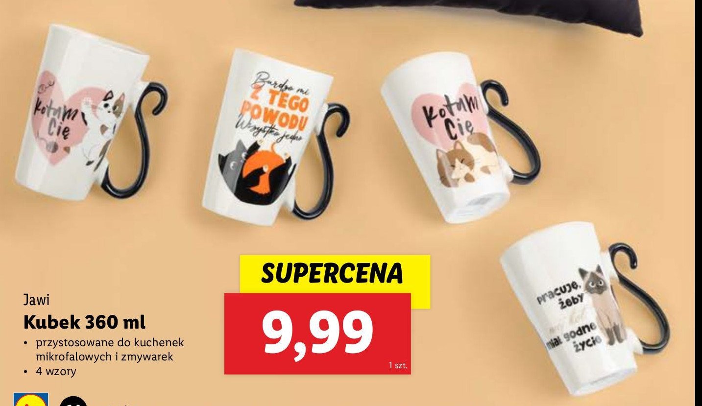 Kubek 360 ml Jawi promocja w Lidl