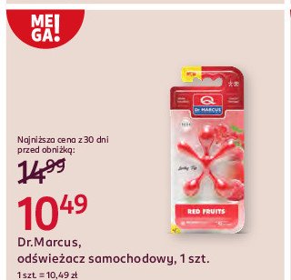 Zawieszka red fruits Dr. marcus promocja w Rossmann