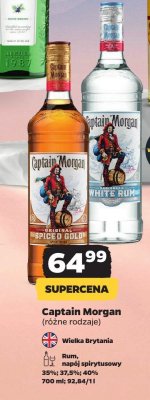 Rum Captain Morgan White Rum promocja w Netto
