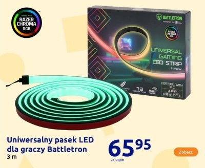 Uniwersalny pasek LED dla graczy 3 m promocja w Action