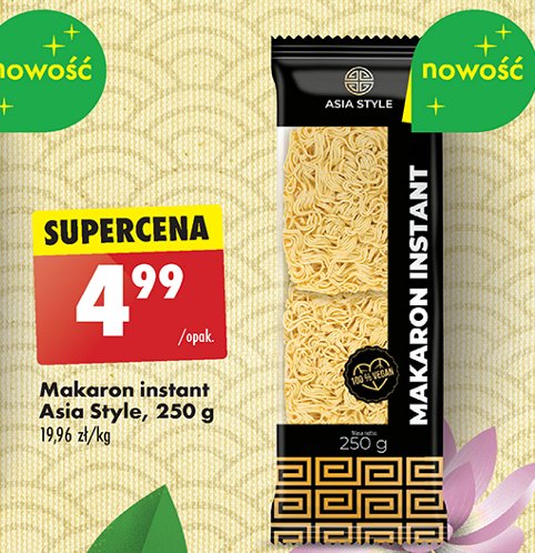 Makaron instant Asia style promocja