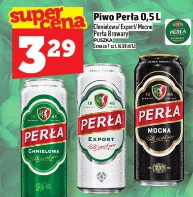 Piwo Per艂a chmielowa promocja w TOPAZ