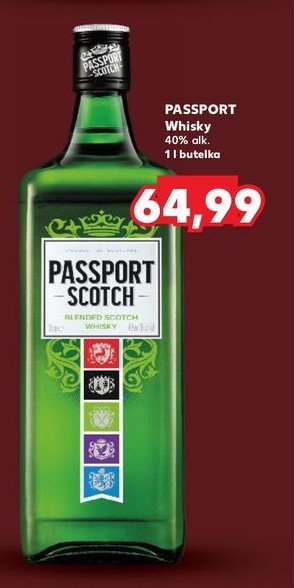 Whisky Passport scotch promocja