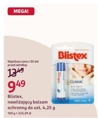 Blistex balsam ochronny do ust, 4,25 g promocja w Rossmann
