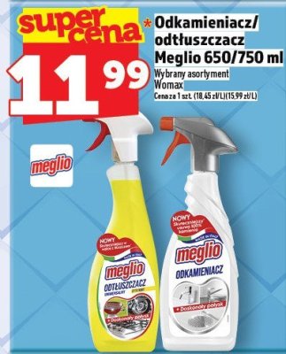 Odkaminiacz / odtłuszczacz Meglio 650/750 ml promocja w TOPAZ