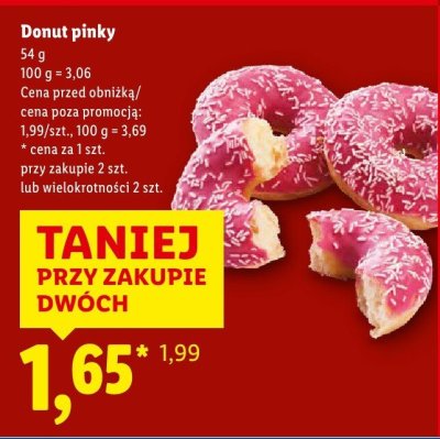Donut pinky promocja w Lidl