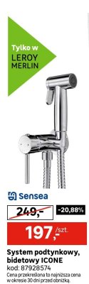 System podtynkowy bidetowy ICONE promocja w Leroy Merlin