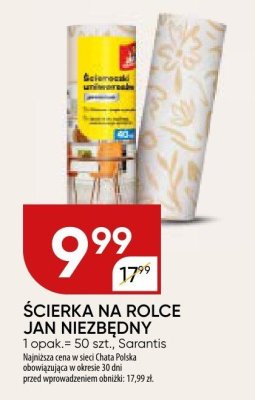 Ścierka na rolce Jan Niezbędny promocja w Chata Polska