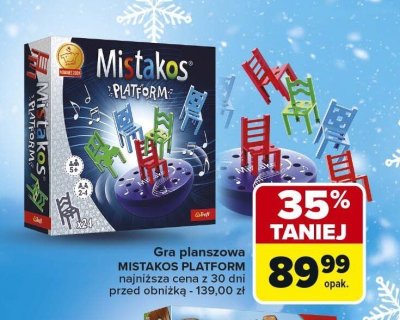 Gra planszowa MISTAKOS PLATFORM promocja w Carrefour
