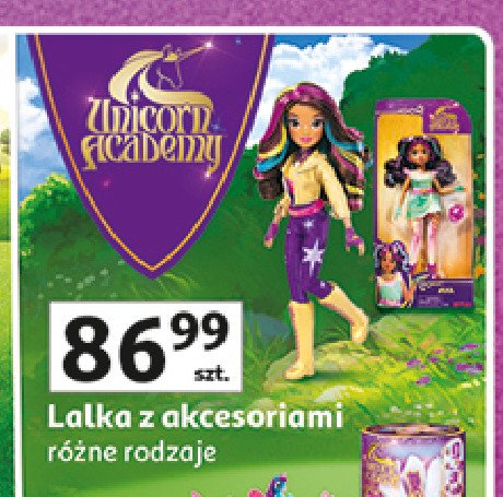 Lalka unicorn academy promocja w Auchan