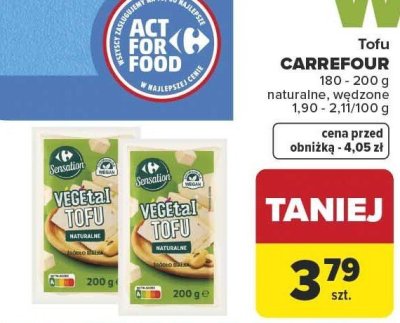Tofu Carrefour promocja w Carrefour