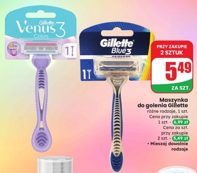Maszynka do golenia Gillette Blue3 promocja w Dino
