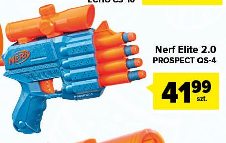 Pistolet nerf elite 2.0 prospect qs-4 Hasbro promocja
