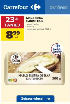 Masło promocja w Carrefour