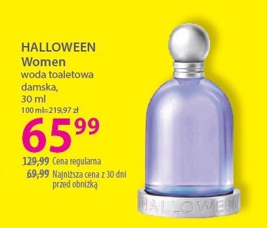 Woda toaletowa JESUS DEL POZO HALLOWEEN WOMAN promocja w Hebe