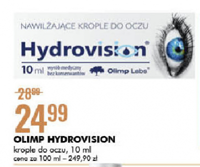Krople nawil偶aj膮ce do oczu Olimp labs hydrovision promocja