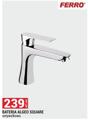 Bateria ALGEO SQUARE umywalkowa promocja w Merkury Market