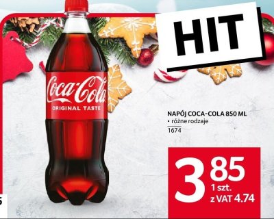 Napój Coca-cola promocja w Selgros