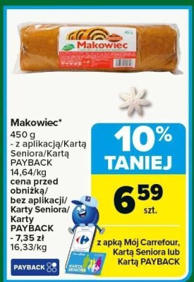Makowiec promocja w Carrefour Market